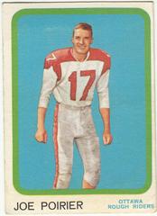 Joe Poirier #54 Football Cards 1963 Topps CFL Prices