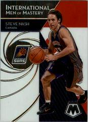 Steve Nash Basketball Cards 2019 Panini Mosaic International Men of Mastery Prices