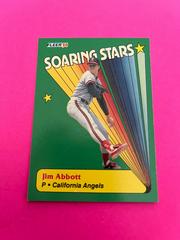 Jim Abbott Baseball Cards 1990 Fleer Soaring Stars Prices