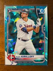 Alex Kirilloff [Aqua] #3 Baseball Cards 2021 Bowman Chrome Sapphire Prices