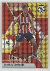 Marcos Llorente [Choice Red & Gold Mosaic] Soccer Cards 2020 Panini Mosaic La Liga Prices