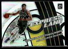 Giannis Antetokounmpo [Holo] #3 Basketball Cards 2021 Panini Donruss Optic Express Lane Prices