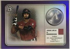 Jordan Lawlar [Purple] #MM-13 Baseball Cards 2022 Bowman Platinum Minted in Merit Prices