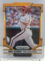 Mike Schmidt [Orange Die Cut Prizm] #153 Baseball Cards 2014 Panini Prizm Prices