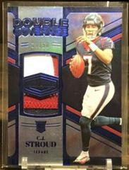 C. J. Stroud [Blue] #DC-2 Football Cards 2023 Panini Plates and Patches Double Coverage Prices