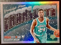 Brandon Miller [Winter Holo] #18 Basketball Cards 2023 Panini Hoops Rookie Greetings Prices