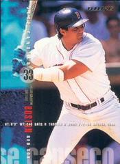 Jose Canseco #U-9 Baseball Cards 1995 Fleer Update Prices
