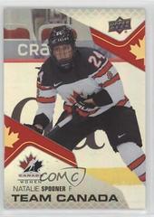 Natalie Spooner #CA-38 Hockey Cards 2022 Upper Deck Team Canada Juniors Acetates Prices
