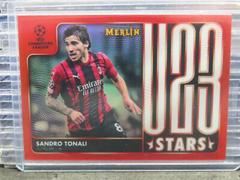 Sandro Tonali [Red] Soccer Cards 2021 Topps Merlin Chrome UEFA U23 Stars Prices