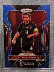 Luka Modric [Blue Mojo] Soccer Cards 2022 Panini Prizm World Cup Prices