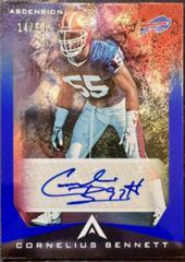 Cornelius Bennett [Blue] Football Cards 2021 Panini Chronicles Ascension Autographs Prices