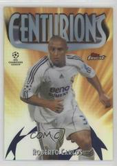 Roberto Carlos Soccer Cards 2021 Topps Finest UEFA Champions League 1998 Centurions Prices