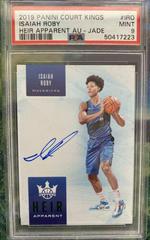 Isaiah Roby [Jade] #HA-IRO Basketball Cards 2019 Panini Court Kings Heir Apparent Autographs Prices