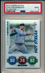 Clayton Kershaw [Silver Foil] Baseball Cards 2010 Topps Attax Prices