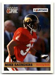 Mike Saunders #127 Football Cards 1992 Courtside Prices