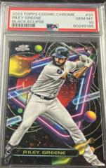 Riley Greene [Black Eclipse] #31 Baseball Cards 2023 Topps Cosmic Chrome Prices