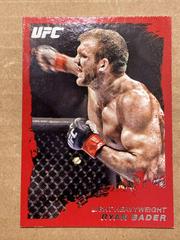 Ryan Bader [Ruby] Ufc Cards 2011 Topps UFC Moment of Truth Prices