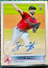 Spencer Strider Baseball Cards 2022 Topps Chrome Rookie Autographs Prices