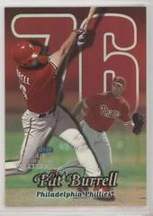Pat Burrell [Row 2] #23 Baseball Cards 1999 Flair Showcase Prices