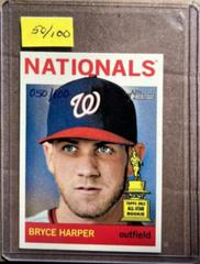 Bryce Harper [Portrait, With Hat Mini] #440 Baseball Cards 2013 Topps Heritage Prices