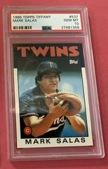Mark Salas #537 Baseball Cards 1986 Topps Tiffany Prices