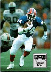 Thurman Thomas #2 Football Cards 1993 Playoff Contenders Prices