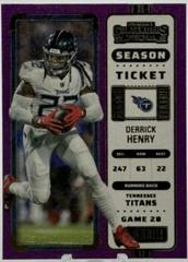 Derrick Henry [Stardust] Football Cards 2022 Panini Contenders Prices