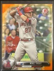 Mike Trout [Orange] Baseball Cards 2017 Bowman Prices