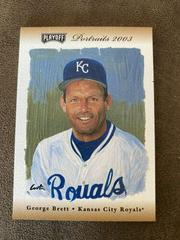 George Brett [Bronze] #91 Baseball Cards 2003 Playoff Portraits Prices