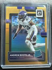Andrew Booth Jr. [Gold] #264 Football Cards 2022 Panini Donruss Optic Prices