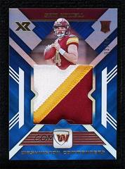 Sam Howell [Blue] #RXL-5 Football Cards 2022 Panini XR Rookie XL Materials Prices