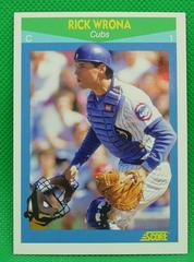 Rick Wrona #73 Baseball Cards 1990 Score Rising Stars Prices