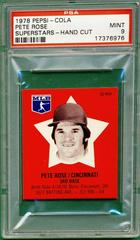 Pete Rose Baseball Cards 1978 Pepsi Cola Superstars Hand Cut Prices