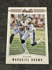Marquise Brown [Red] #S8 Football Cards 2019 Panini Chronicles Studio Prices