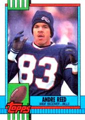 Andre Reed [Disclaimer Back] Football Cards 1990 Topps Prices