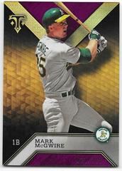 Mark McGwire [Amethyst] #5 Baseball Cards 2016 Topps Triple Threads Prices