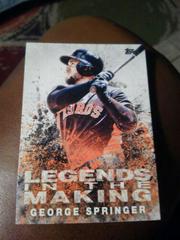 George Springer #10 Baseball Cards 2018 Topps Legends in the Making Prices