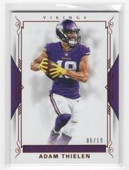 Adam Thielen [Jersey Number Red] #4 Football Cards 2017 Panini National Treasures Prices