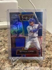 Brandon Nimmo [Tri Color] #SELS-BN Baseball Cards 2022 Panini Select Swatches Prices