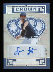 Spencer Strider [Silver] #C-SS Baseball Cards 2022 Panini Capstone Crown Autographs Prices