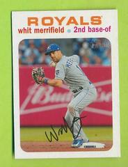 Whit Merrifield [White Border] Baseball Cards 2020 Topps Heritage Prices