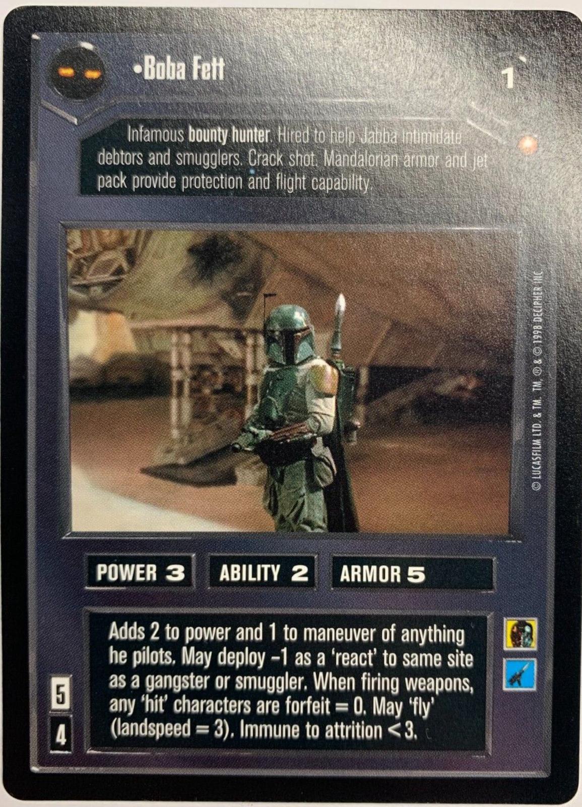 Boba Fett [Limited] Star Wars CCG Special Edition