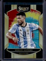 Sergio Aguero [Tie Dye Prizm] Soccer Cards 2016 Panini Select Prices