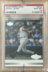 Derek Jeter #233 Baseball Cards 2002 Upper Deck Prices