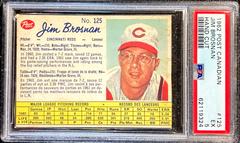 Jim Brosnan [Hand Cut] #125 Baseball Cards 1962 Post Canadian Prices