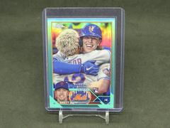 Brett Baty [Aqua] Baseball Cards 2023 Topps Chrome Update Prices