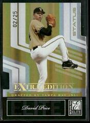 David Price [Status Gold] #5 Baseball Cards 2007 Donruss Elite Extra Edition Prices
