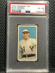 Buck Herzog [New York] #NNO Baseball Cards 1909 T206 Piedmont 150 Prices