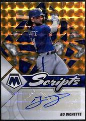 Bo Bichette [Gold] #SC-BB Baseball Cards 2022 Panini Mosaic Scripts Autographs Prices