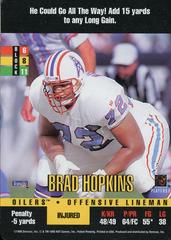 Brad Hopkins Football Cards 1995 Panini Donruss Red Zone Prices